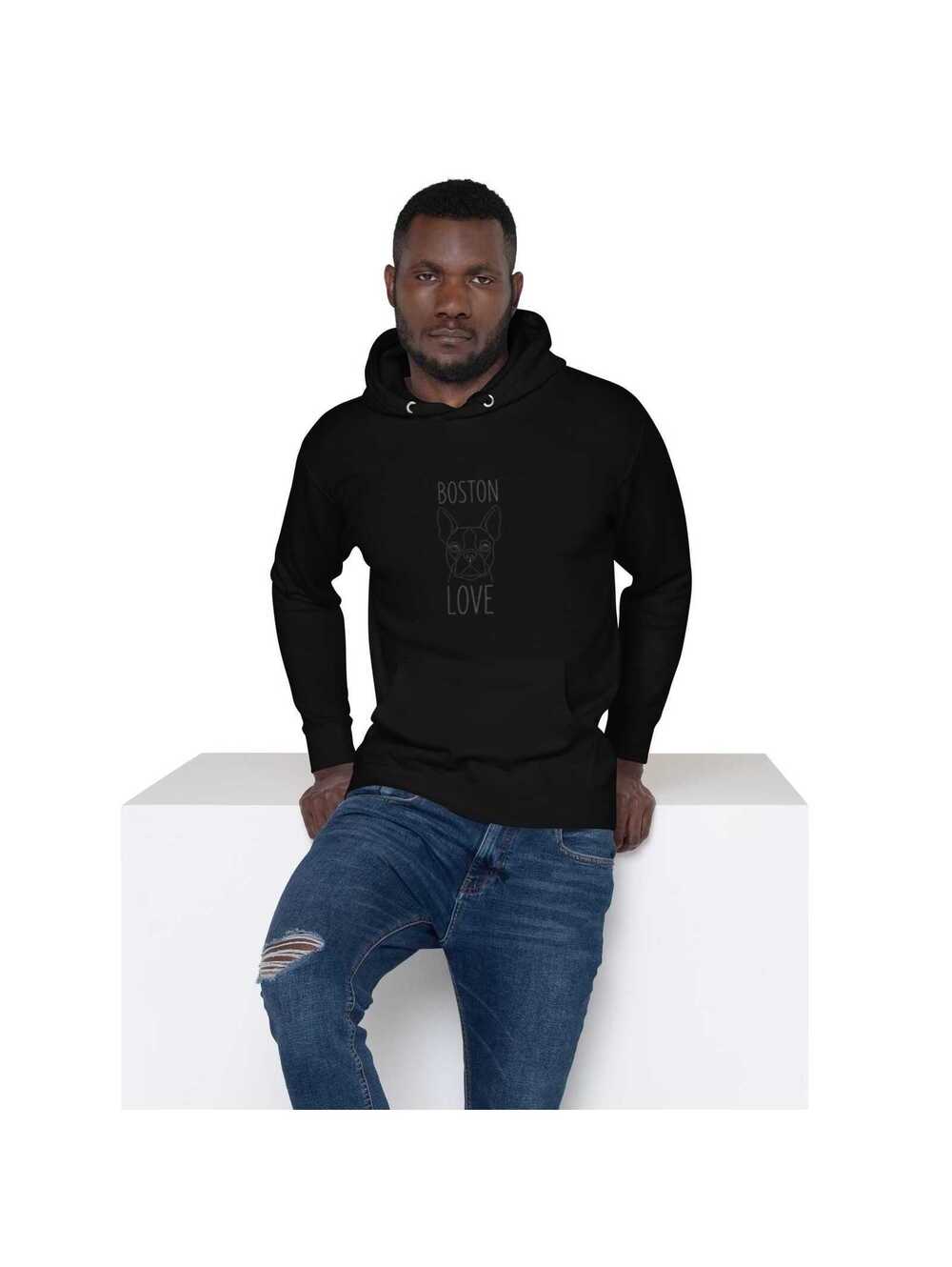 BOSTON LOVE, Boston Terrier Hoodie